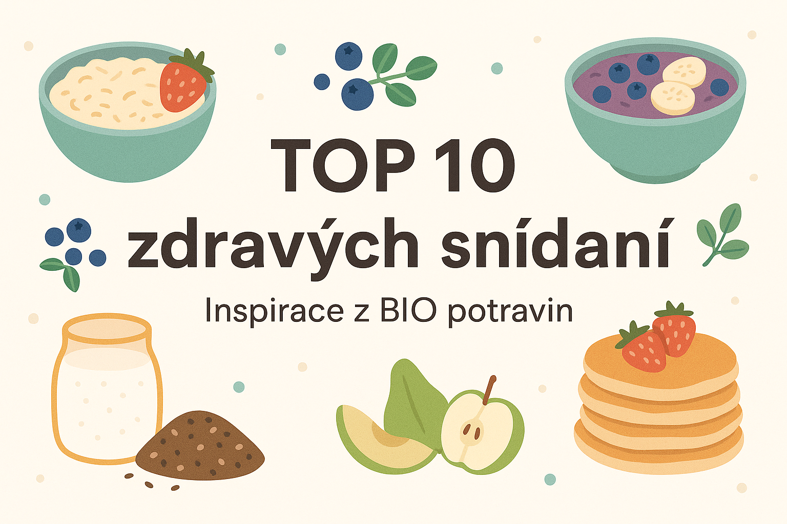 TOP 10 zdravých snídaní z BIO potravin
